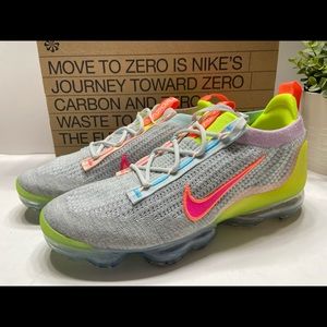 NEW Nike Air Vapormax 2021 Flyknit Women's Shoes Dust Pink 10.5,12